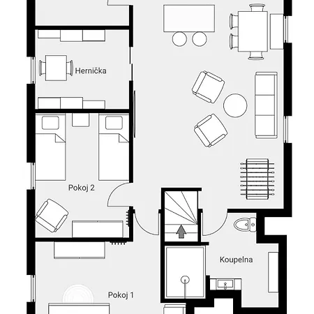 Apartment Na Hradbach